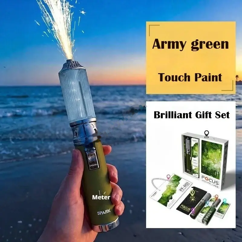 Outdoor romantic sparkler igniter, photo booth magic tool, multi-functional seaside creative atmosphere stick