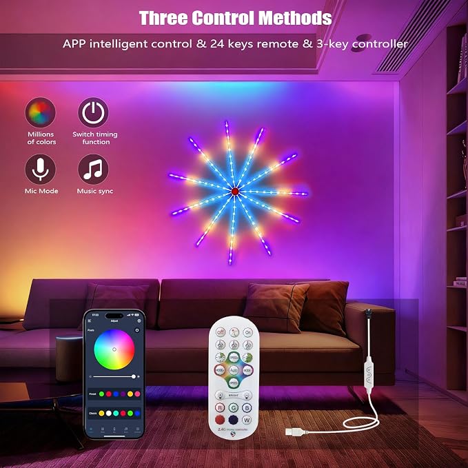 RGB Firework Lights