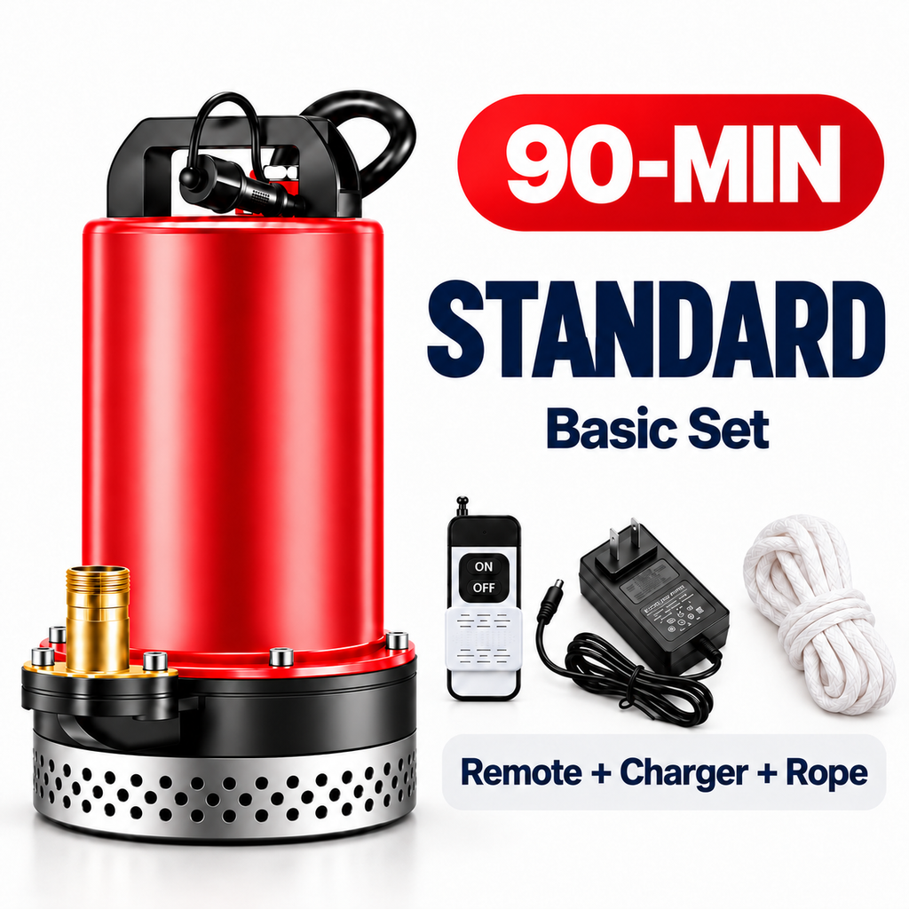 Rechargeable Remote-Controlled Submersible Water Pump