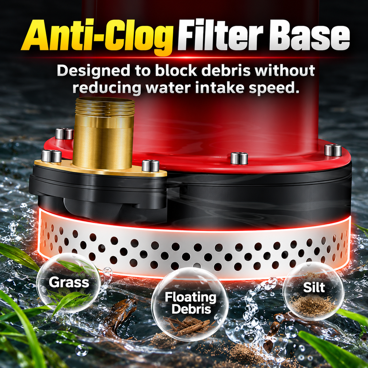 Rechargeable Remote-Controlled Submersible Water Pump