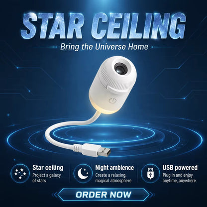 Dual-Mode Star Projector Night Light