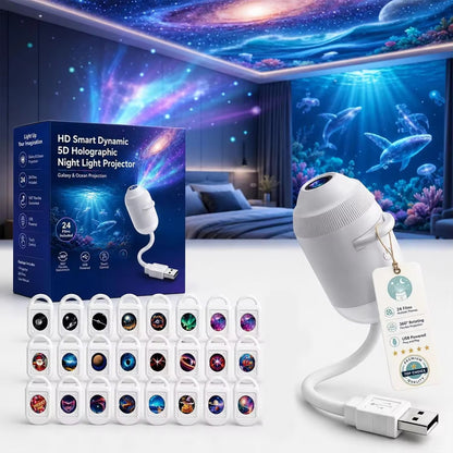 Dual-Mode Star Projector Night Light